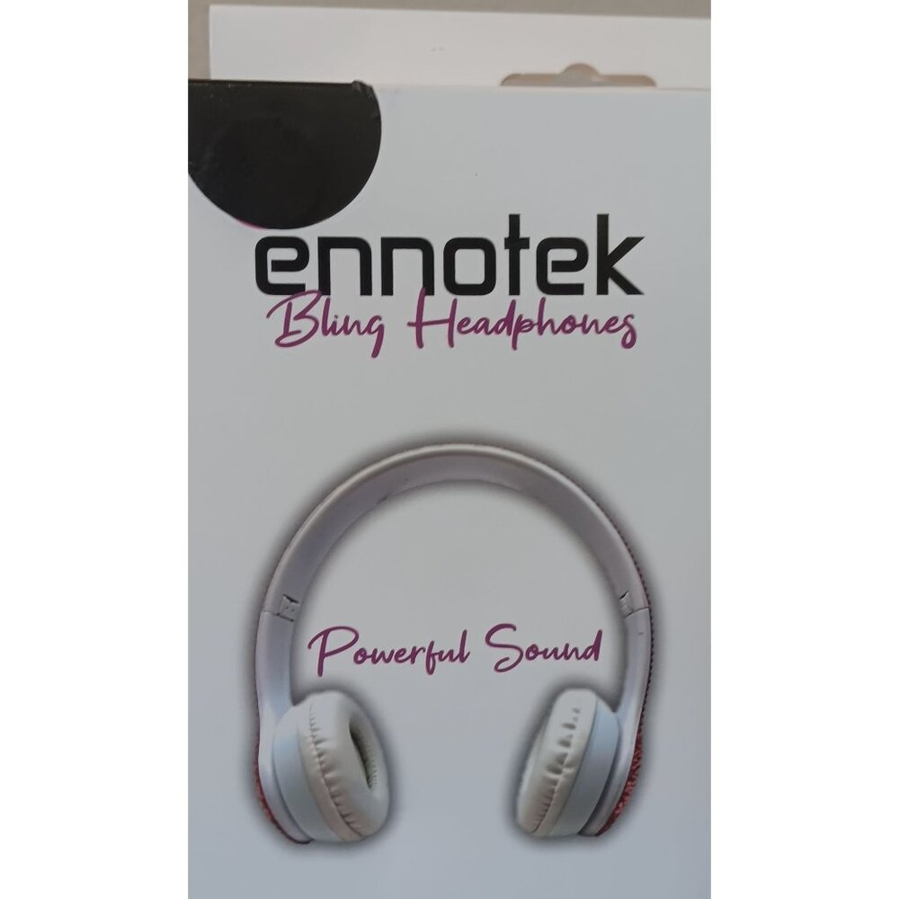 - Ennotek  Adjustable  Wireless BT Headphones with Mic & 5 to 6 Hours Battery Li